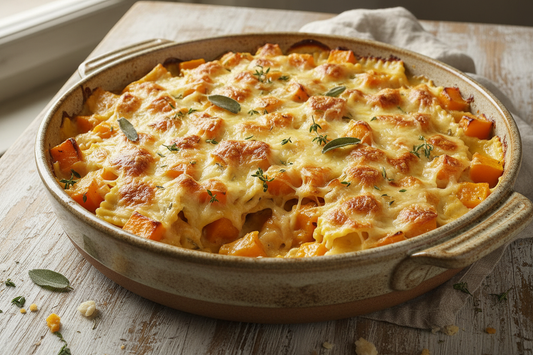 Gratin de ravioles au butternut